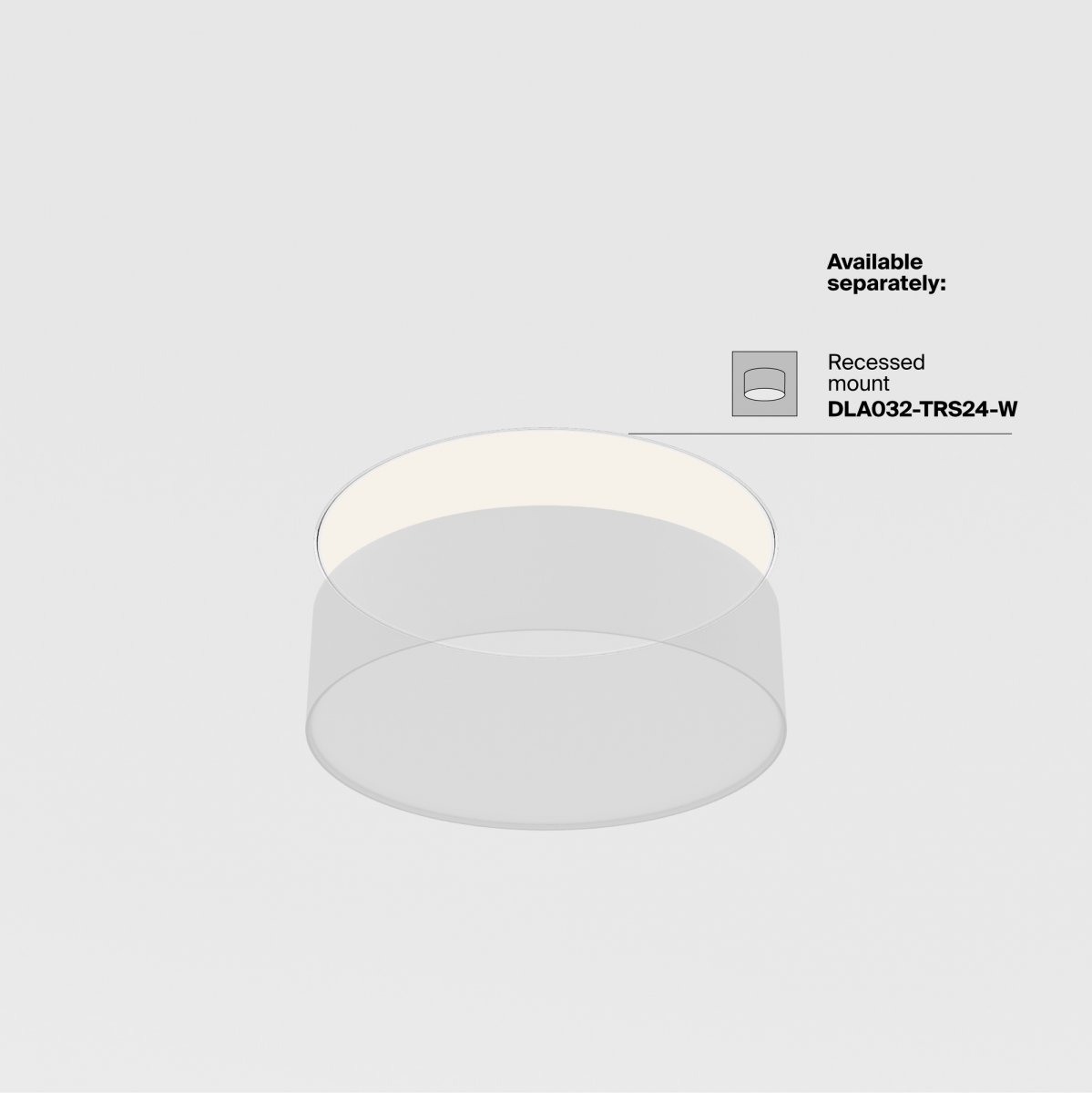 Потолочный светильник Maytoni Technical Zon C032CL-24W4K-RD-W, белый