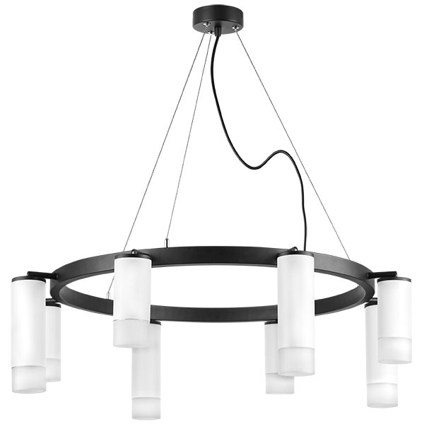 Люстра подвесная Rullo, черный Lightstar LR0183648641