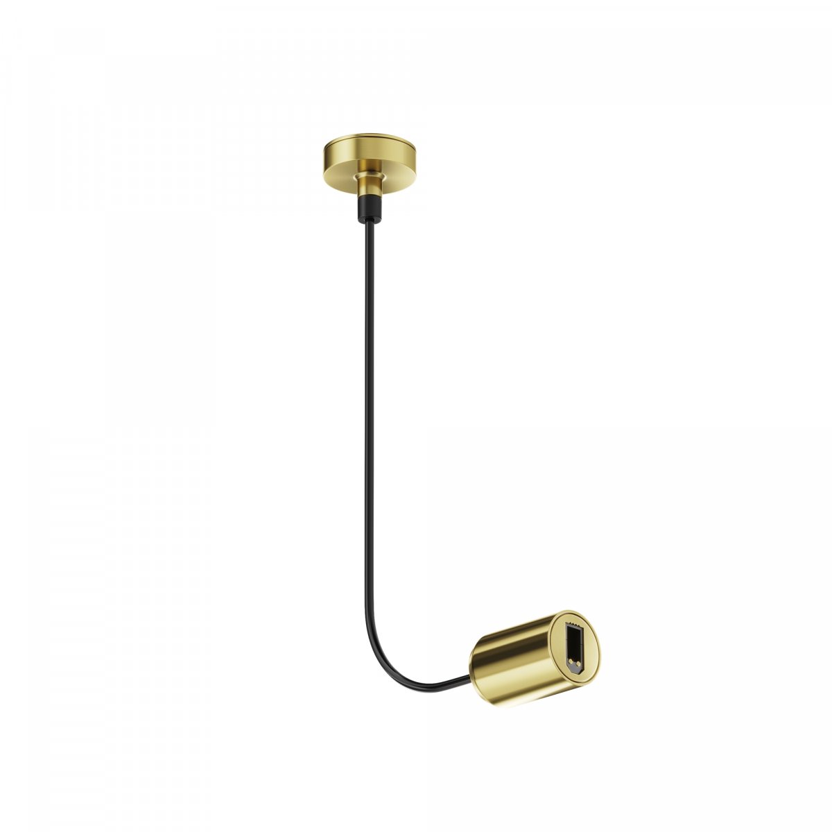 Ввод питания боковой Flarity латунь Maytoni Technical TRA154C-SB1-BS