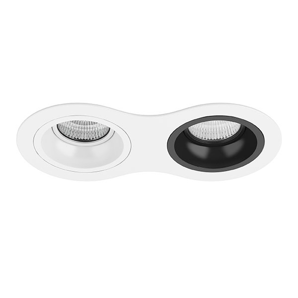 Комплект из светильников и рамки DOMINO, белый Lightstar D6260607