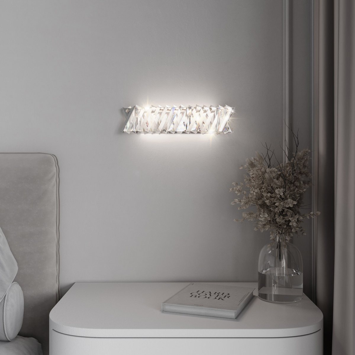Светодиодный настенный светильник с хрусталем 101005 LED