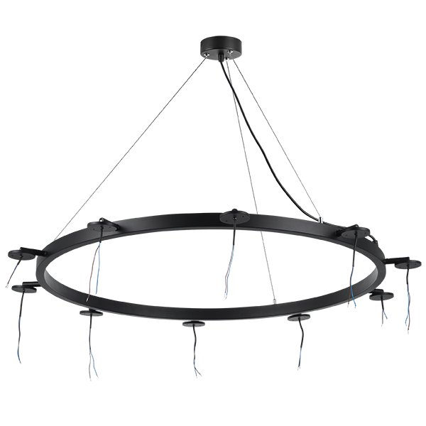 Крепление подвесное круглое для Rullo, черный Lightstar 571020