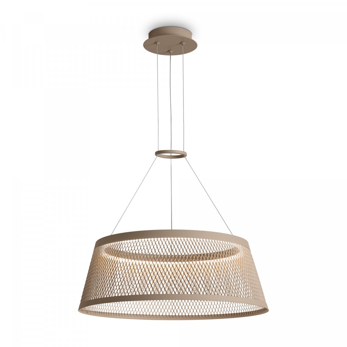 Подвесной светильник Freya Prism FR5535PL-L14B, бежевый и серый