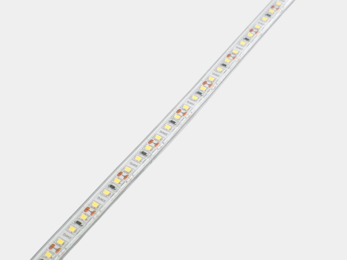 Светодиодная лента 2835, 120 LED/м, 9,6 Вт/м, 12В, IP66, 3M, Цвет: Холодный белый, SWG2120-12-9.6-W-66-M, катушка 5 м