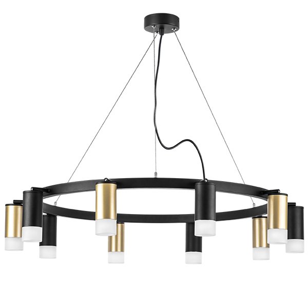 Люстра подвесная Rullo, черный Lightstar LR0204053751