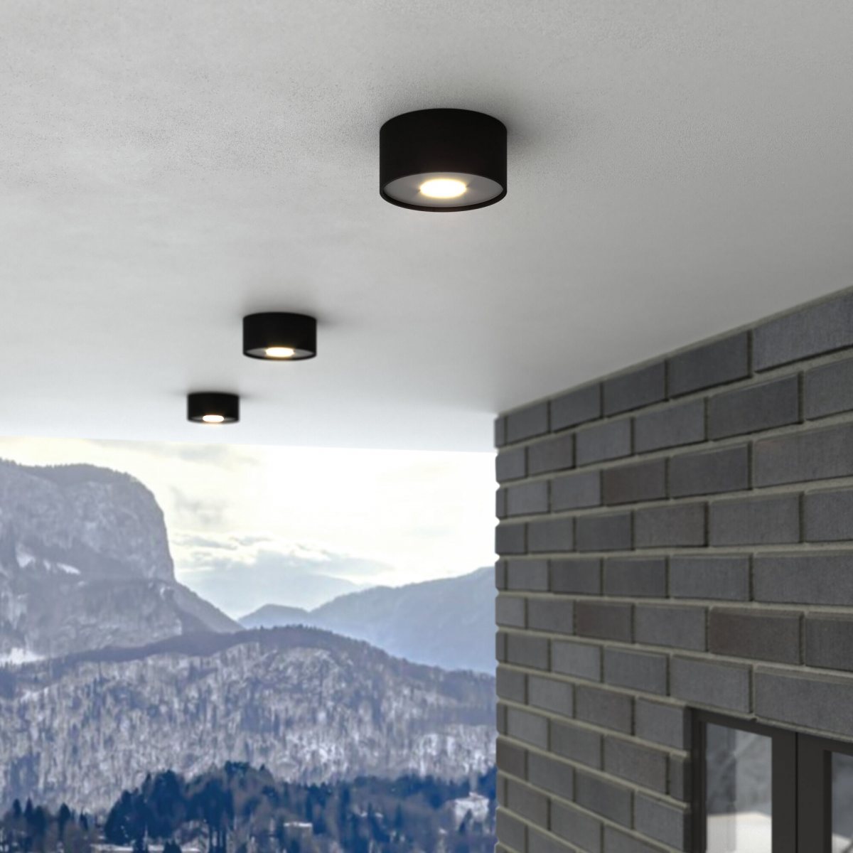 Уличный потолочный светильник Light LED 2135 IP65 35141/H черный