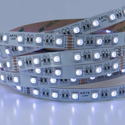 фото Светодиодная лента 24V 14,4W/m RGB+W 4000К 5м Arte Lamp TAPE A2406012-01-RGB4K