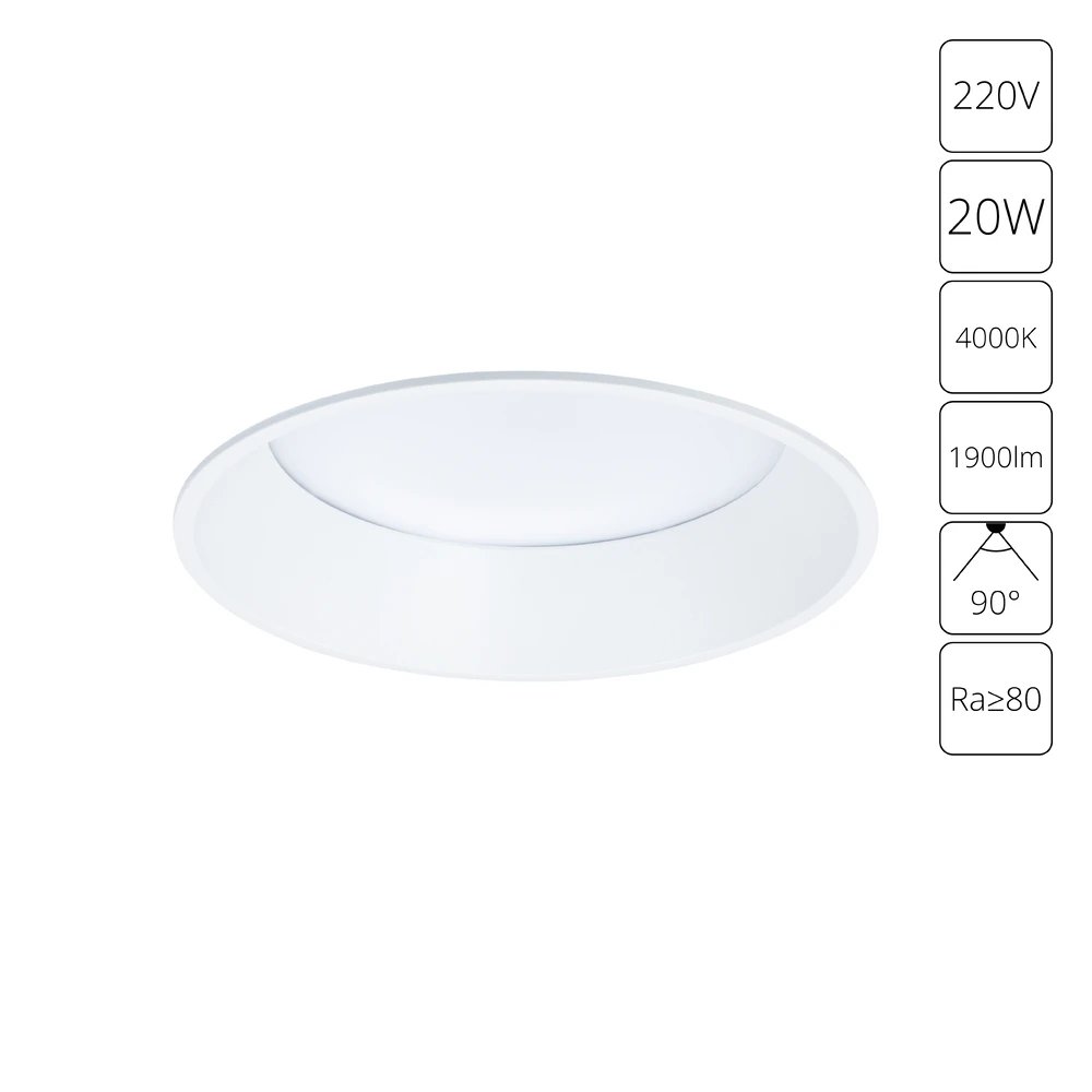 Точечный встраиваемый светильник Arte Lamp FRAME A7995PL-1WH
