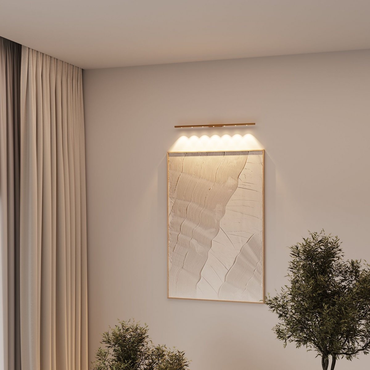 Светильник настенный светодиодный Artline латунь 40162/LED