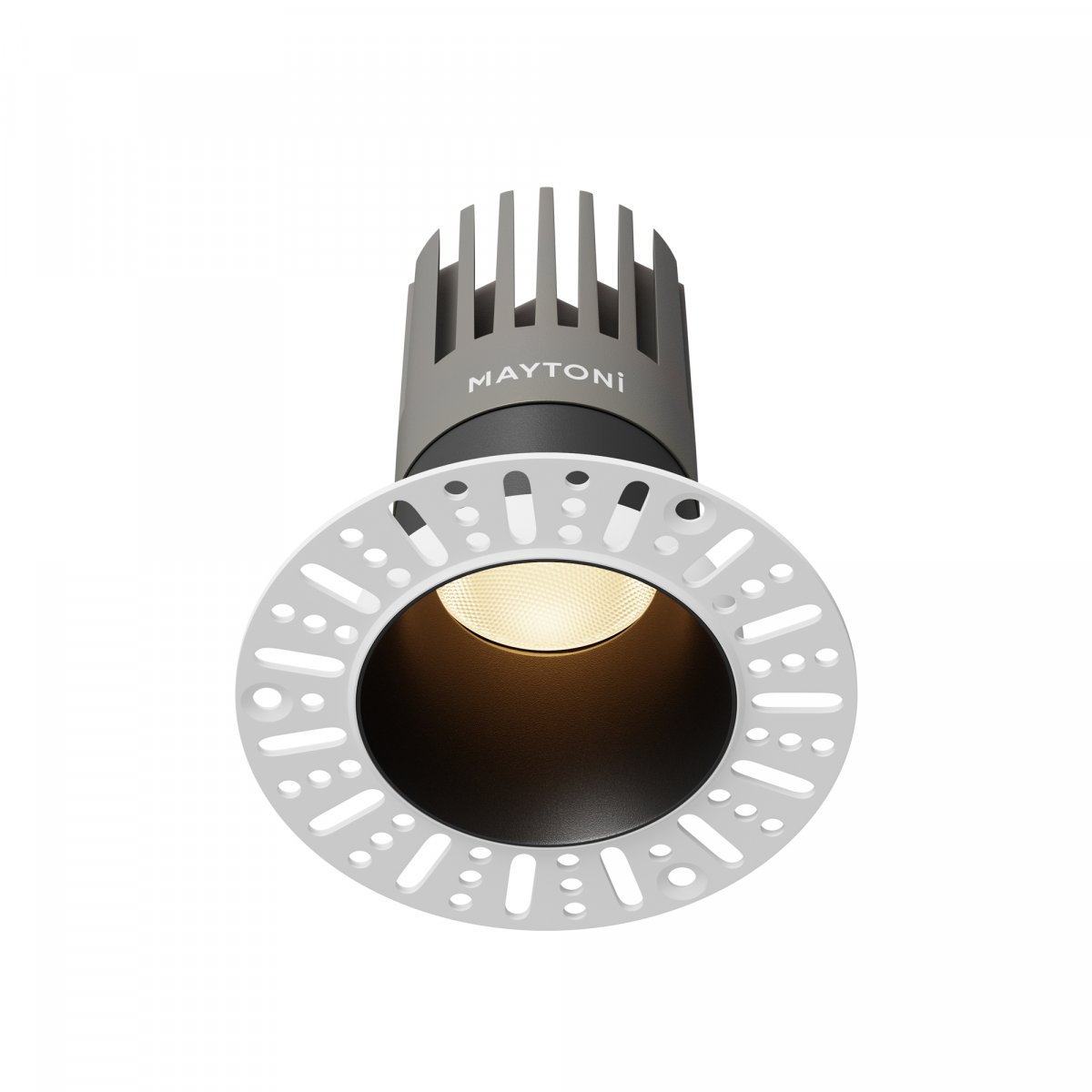 Встраиваемый светильник Maytoni Technical Dip DL122-15W-3K-TRS-B, черный
