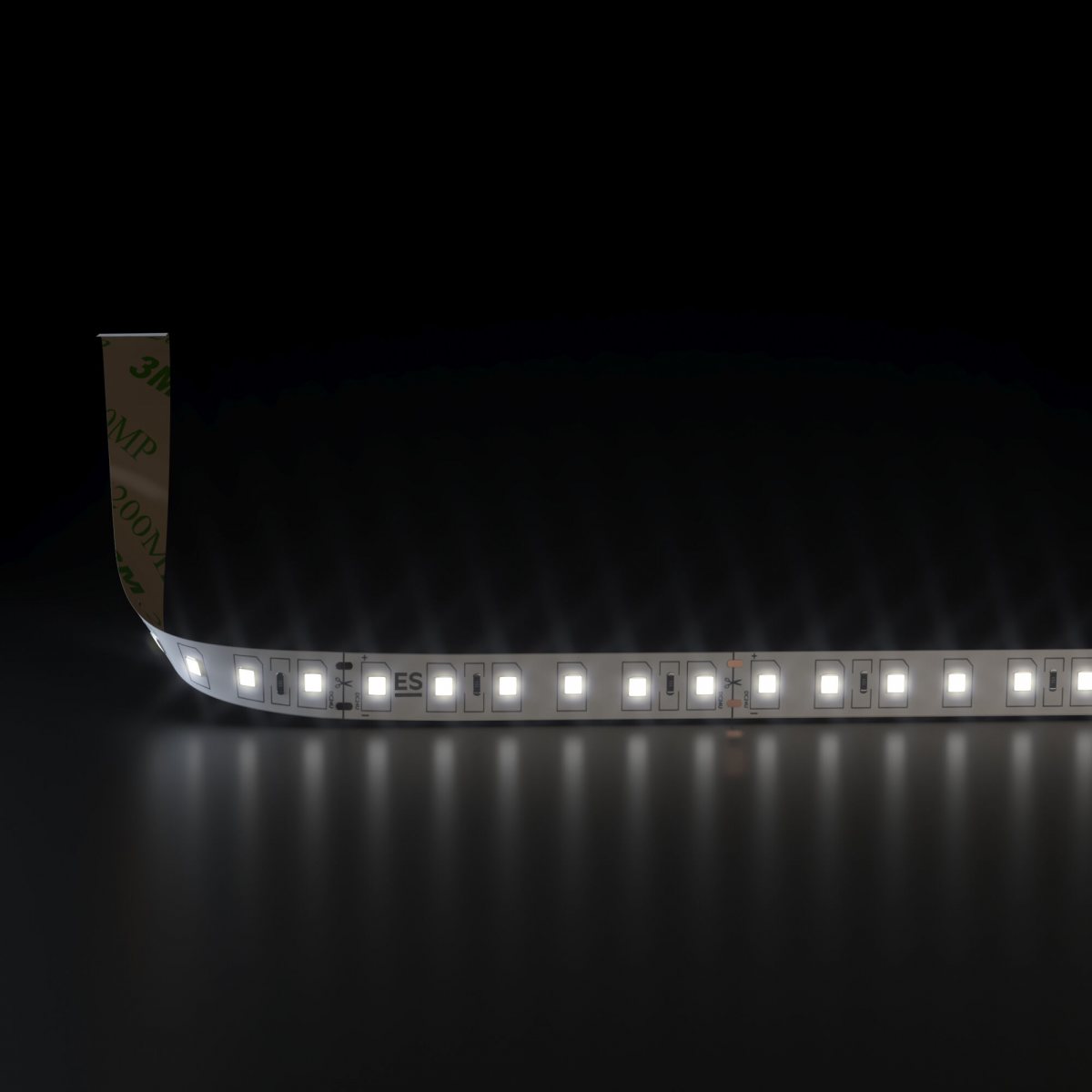 Светодиодная лента 24 В 9,6 Вт/м 120 Led/м 2835 IP20, дневной белый 4200K, 5 м