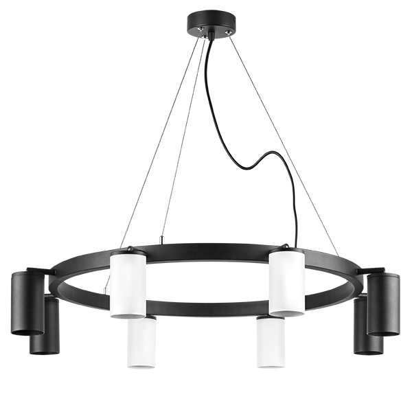 Люстра подвесная Rullo, черный Lightstar LR018364374