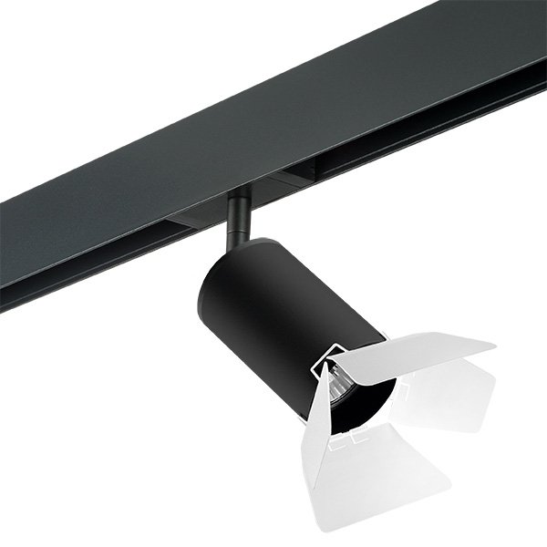 Комплект со светильником Rullo для трека PRO Rullo, черный Lightstar PRO437436