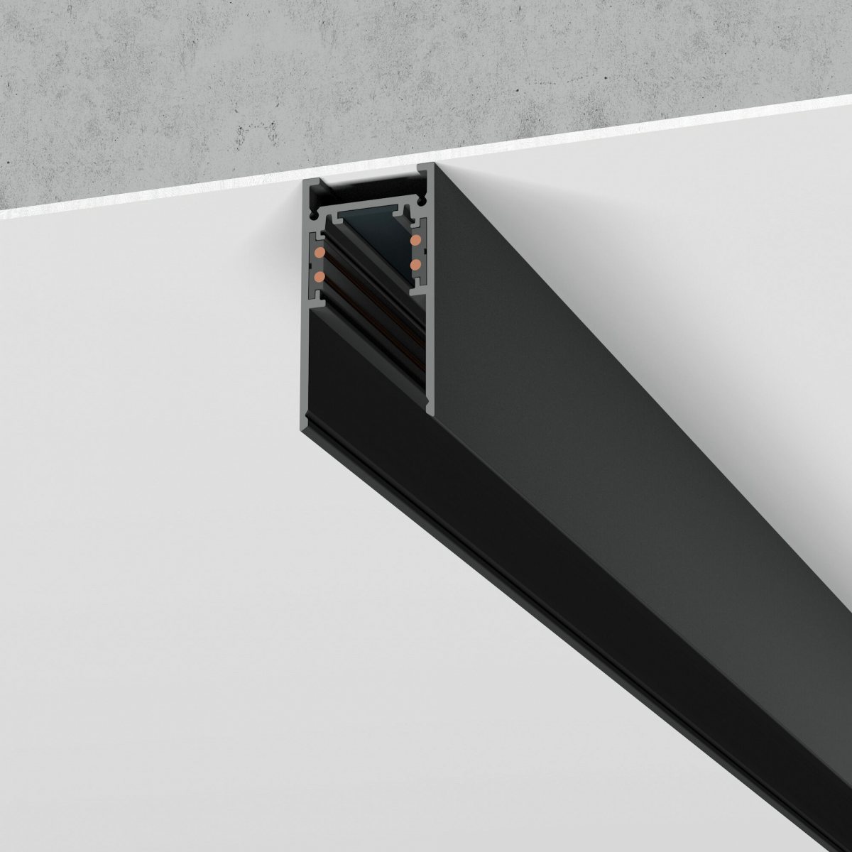 Slim Magnetic Шинопровод накладной черный (2 м) 85084/00