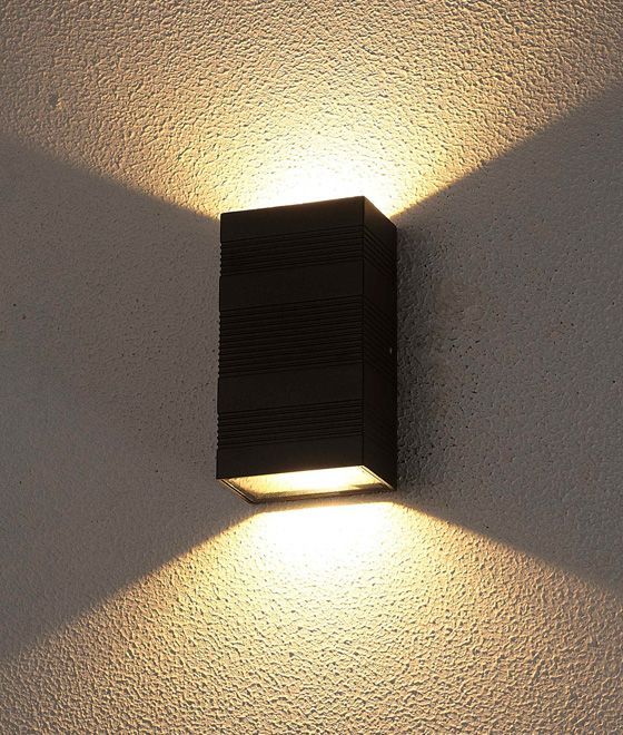 Светильник  WC2108 настенный 220V LED COB 2*5W  белого цвета. Цвет: черный