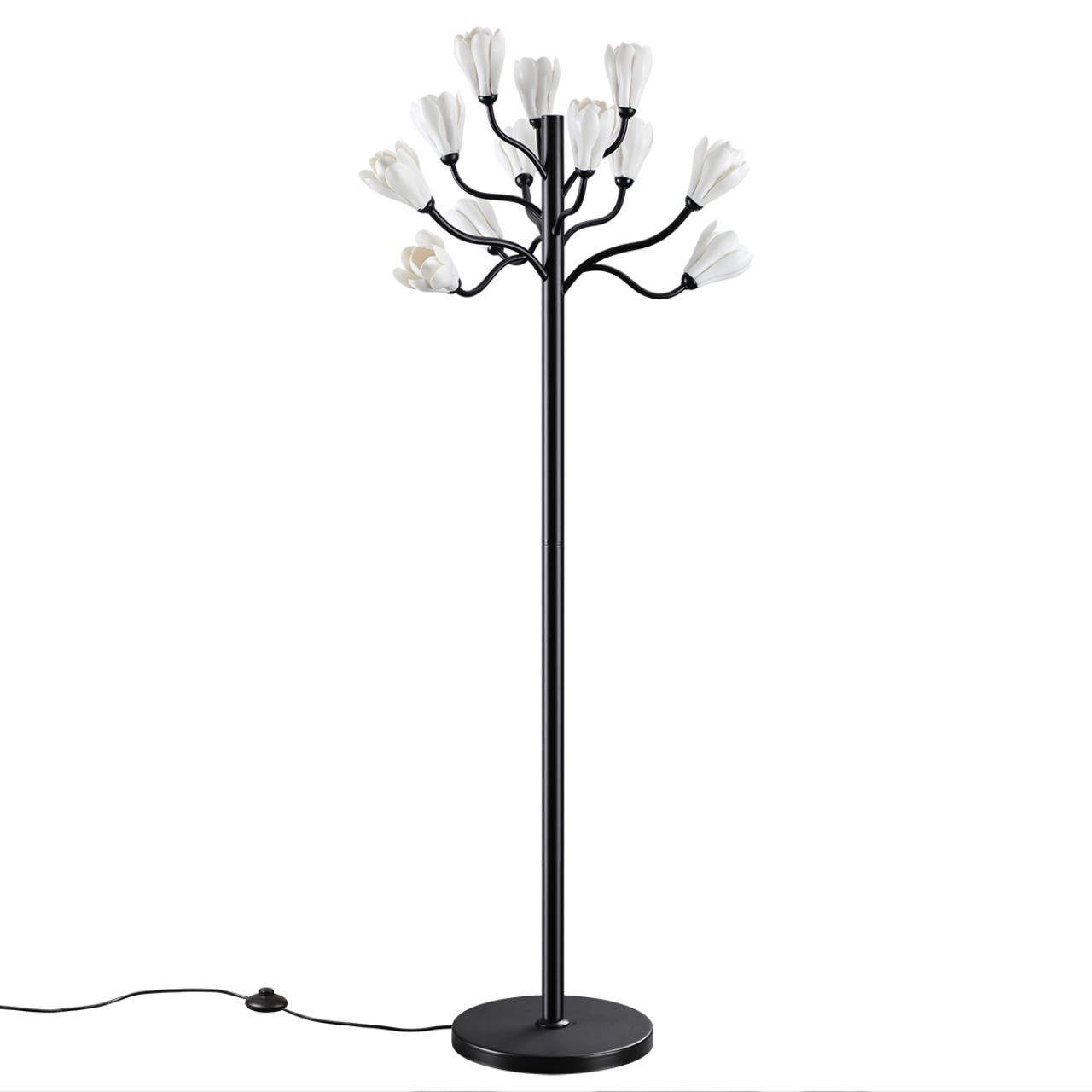 Черный матовый/белый/фарфор Торшер G4 LED 12*5W GARDI MODERN, арт. 5090/12F