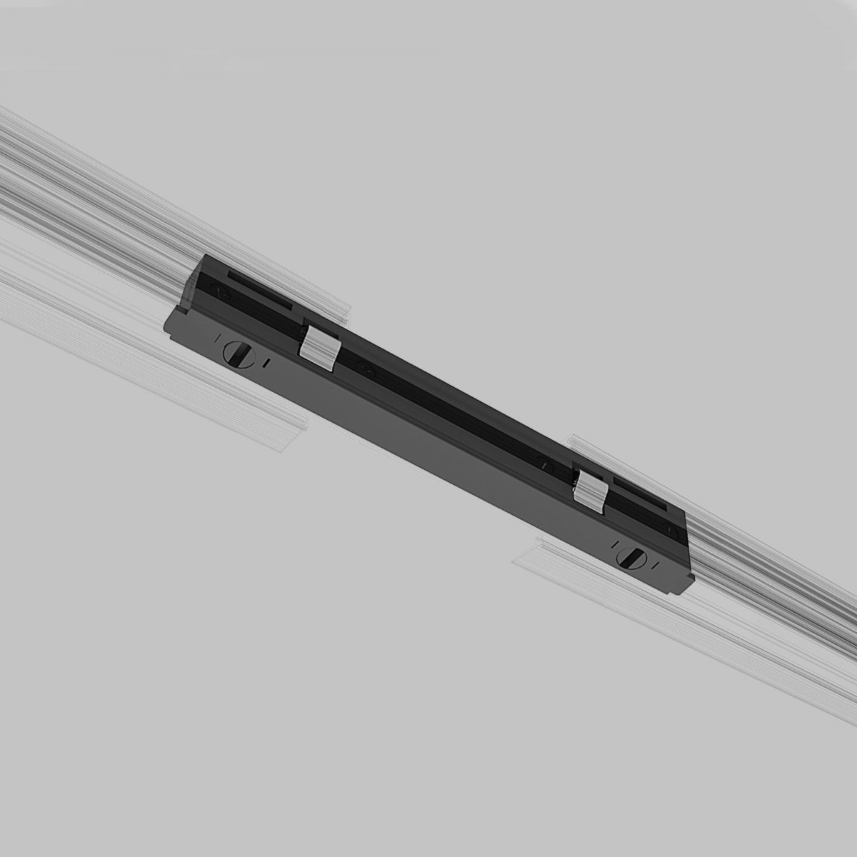 Mini Magnetic Прямой коннектор черный 95131/00