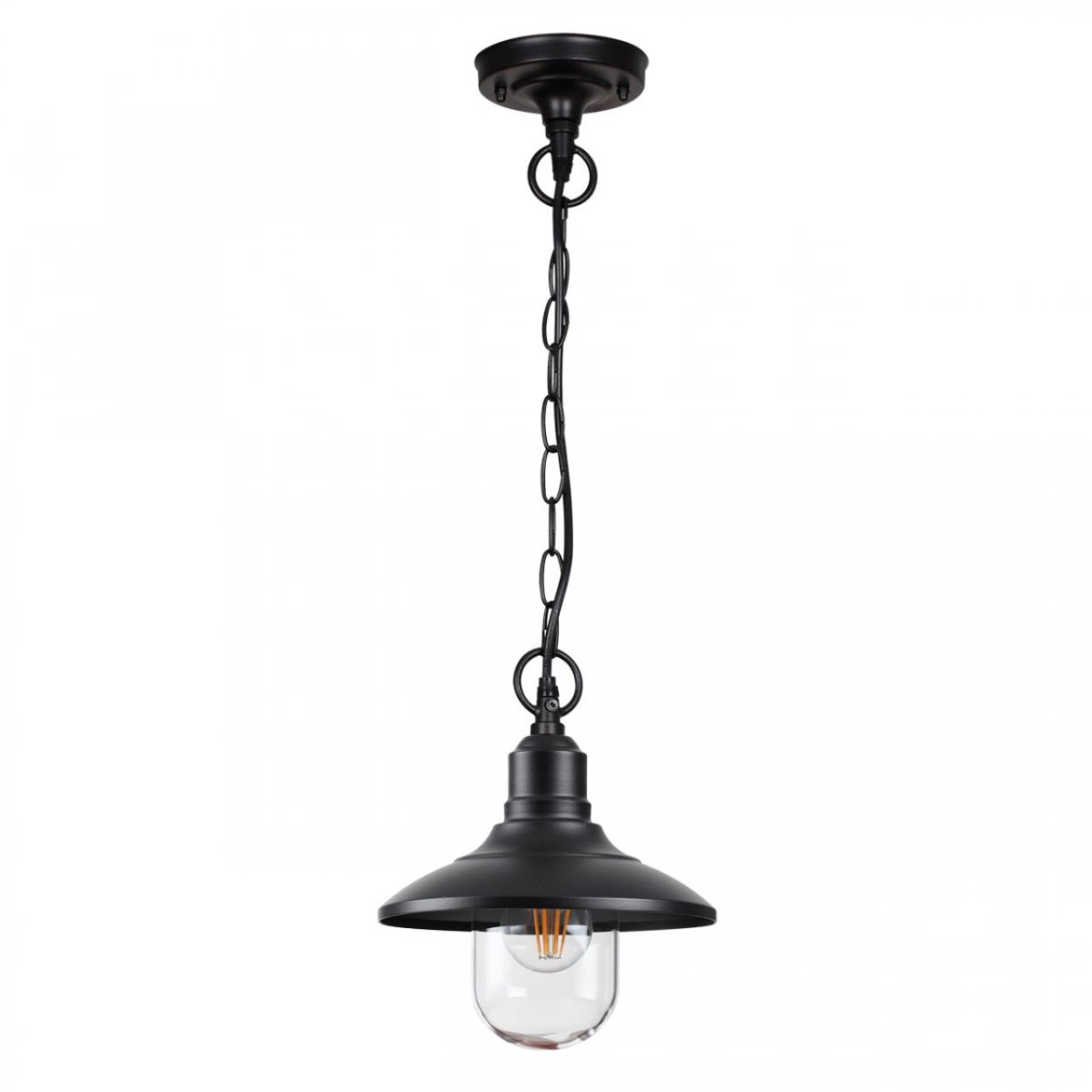 Уличный светильник-подвес, черный Odeon Light CAMPA, арт. 4965/1