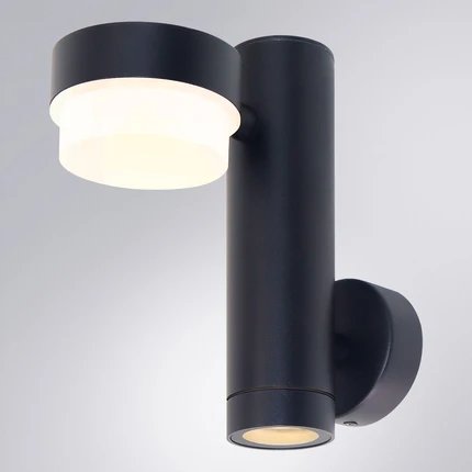 фото Уличный настенный светильник Arte Lamp BUDAPEST A2362AL-2BK
