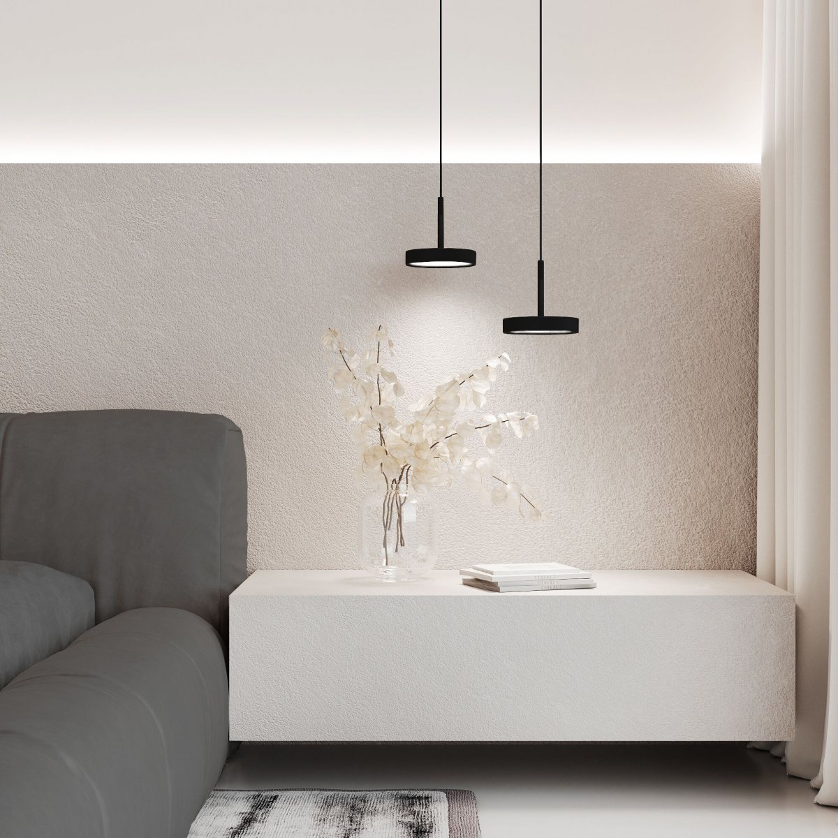 Подвесной светильник Plate 50260 LED, черный