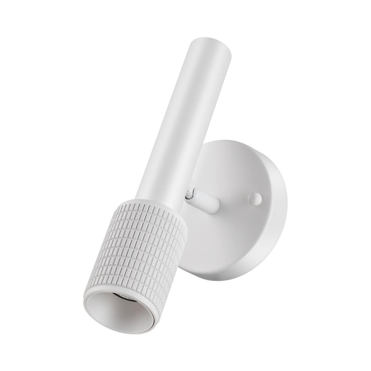 Белый/металл Настенный св-ник выкл на плафоне IP20 LED GU10 max 10W MEHARI HIGHTECH, арт. 4239/1W