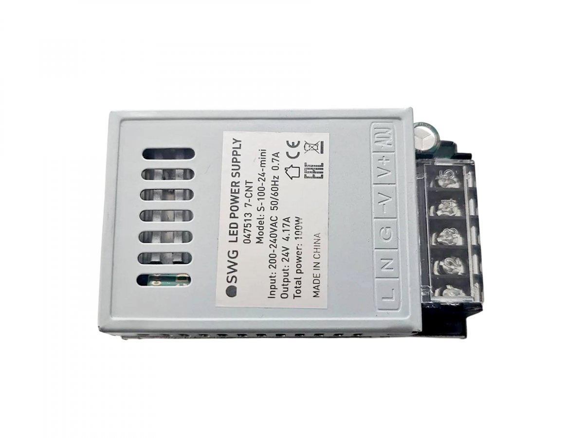 Блоки питания сетка SWG, 100 W, 24V, S-100-24-mini