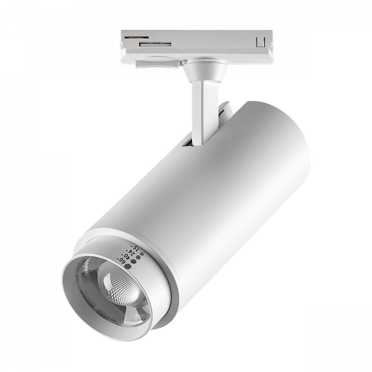 Светильник светодиодный трековый LED 10-15-22W 15-60G 3000/4000/6000К для трековой системы BARRA Fuoco P+CCT, белый Lightstar 218026