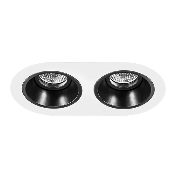 Комплект из светильников и рамки DOMINO, белый Lightstar D6560707