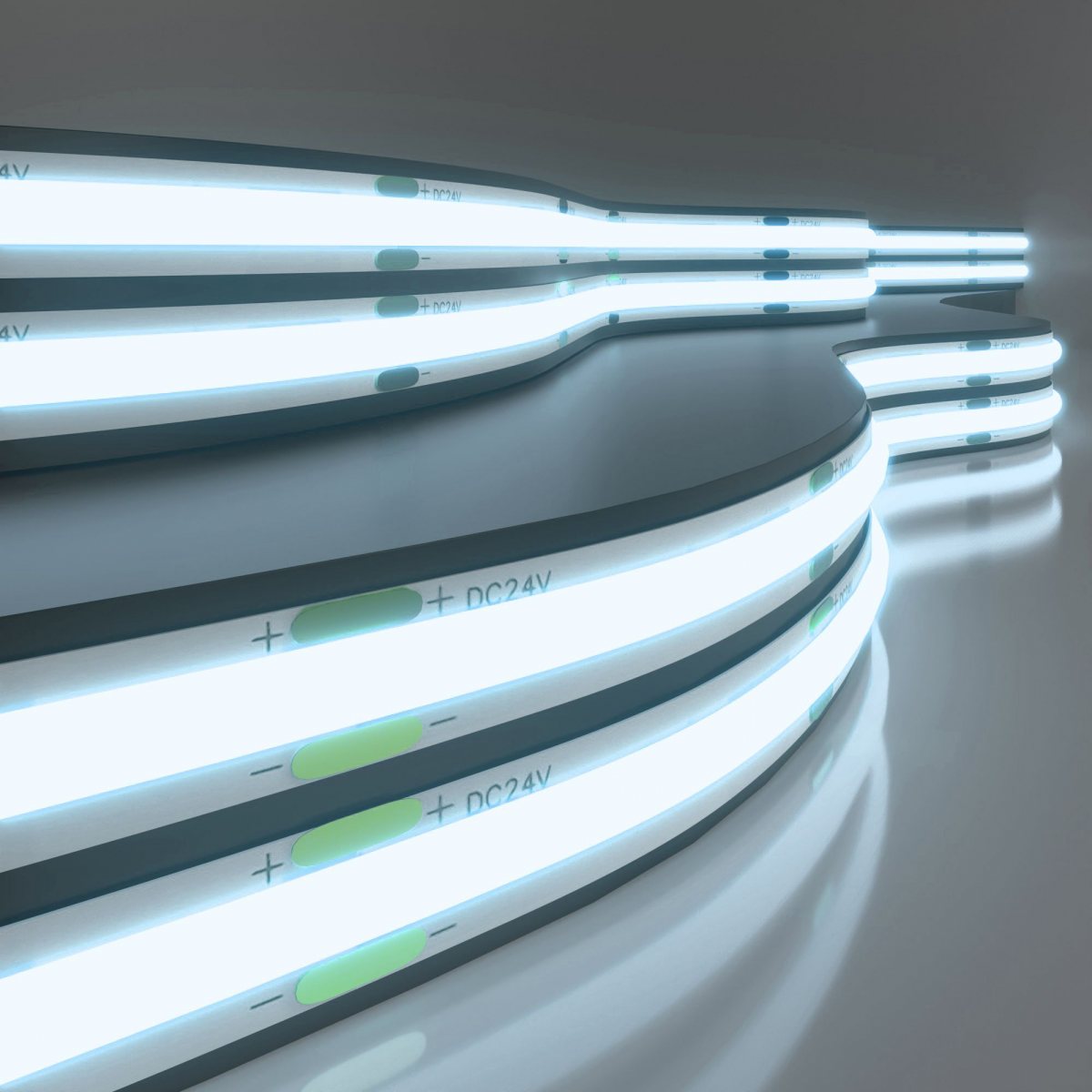 Лента светодиодная 480Led 14W IP20 6500K холодный белый, 5м