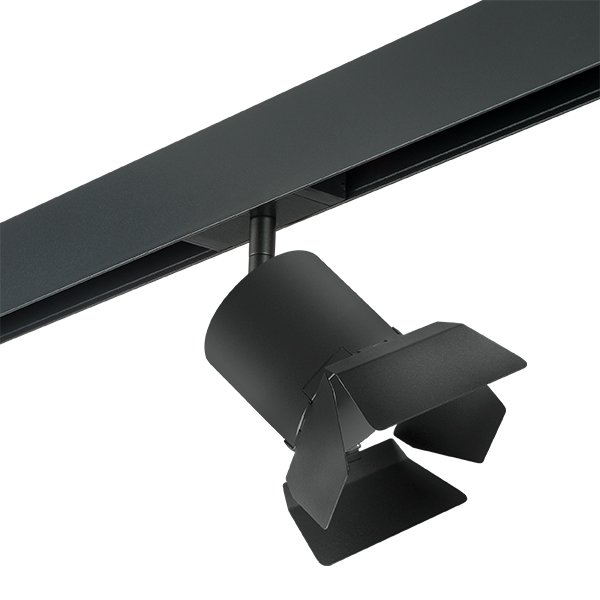 Комплект со светильником Rullo для трека PRO Rullo, черный Lightstar PRO3487487