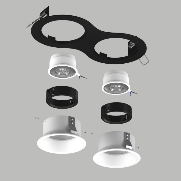 фото Комплект со светильником Domino, белый Lightstar D6270606BMOD