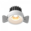 Встраиваемый светильник Maytoni Technical Round DL058-12W2.7K-TRS-W, белый