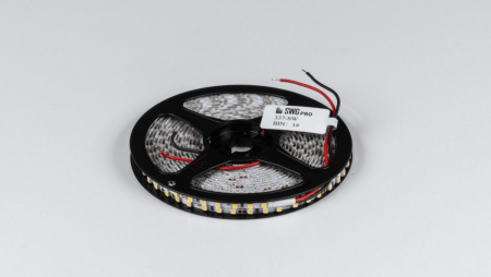 фото Светодиодная лента SWG PRO 3528, 120 LED/м, 9,6 Вт/м, 24В, IP20, Цвет: Нейтральный белый, SWG3PT120-24-9.6-NW, катушка 5 м