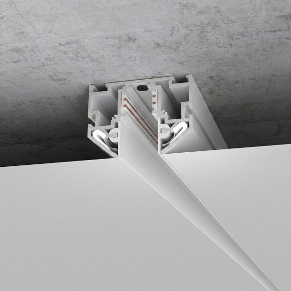 Slim Magnetic Шинопровод в натяжной потолок с декоративными вставками белый (2м) 85204/00