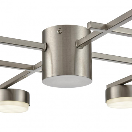 фото Никель, металл Люстра потолочная LED GX53 8*7W 220V DABRA COMFI, арт. 8115/8C