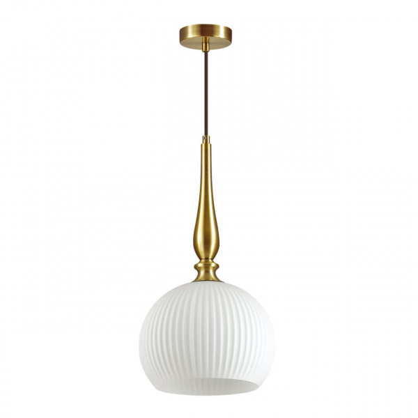 Белый/бронзовый Подвес E27 60W RUNGA PENDANT, арт. 4766/1