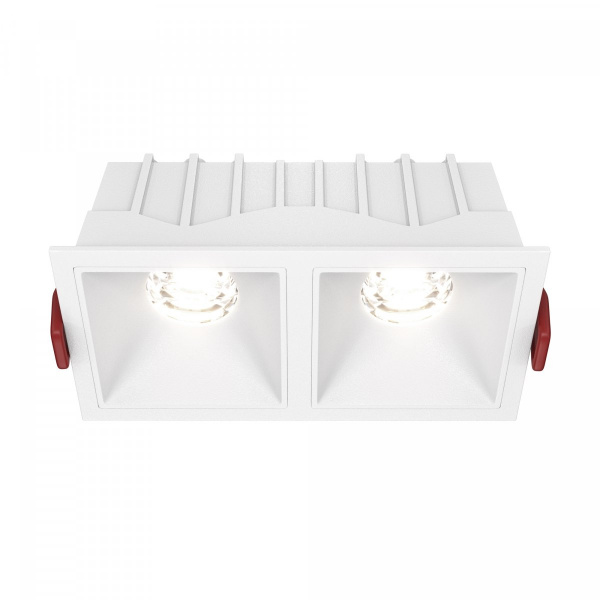 Встраиваемый светильник Maytoni Technical Alfa LED DL043-02-10W4K-SQ-W, белый