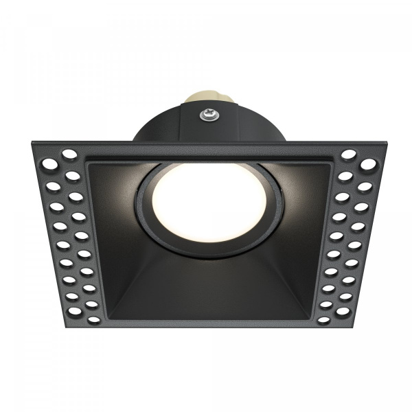 Встраиваемый светильник Maytoni Technical Dot DL042-01-SQ-B, черный