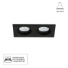 Точечный встраиваемый светильник Arte Lamp TARF A2178PL-2BK