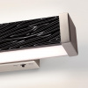 фото Черный/никель/металл/керамика/акрил Настенный светильник LED 10W 2000К/3000K/4000K RIVER L-VISION, арт. 5451/10WLB
