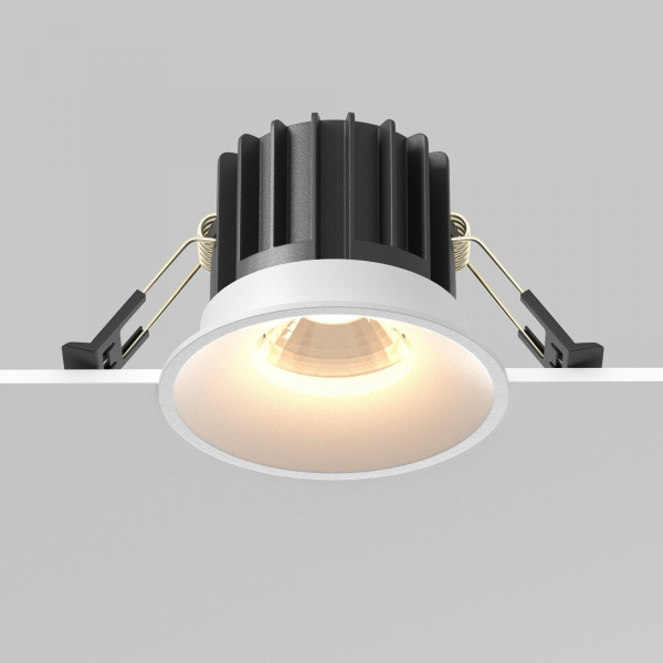 фото Встраиваемый светильник Maytoni Technical Round DL058-12W3K-W, белый