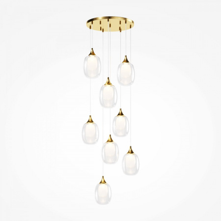 фото Подвесной светильник Maytoni Aura MOD016PL-08BS1, латунь
