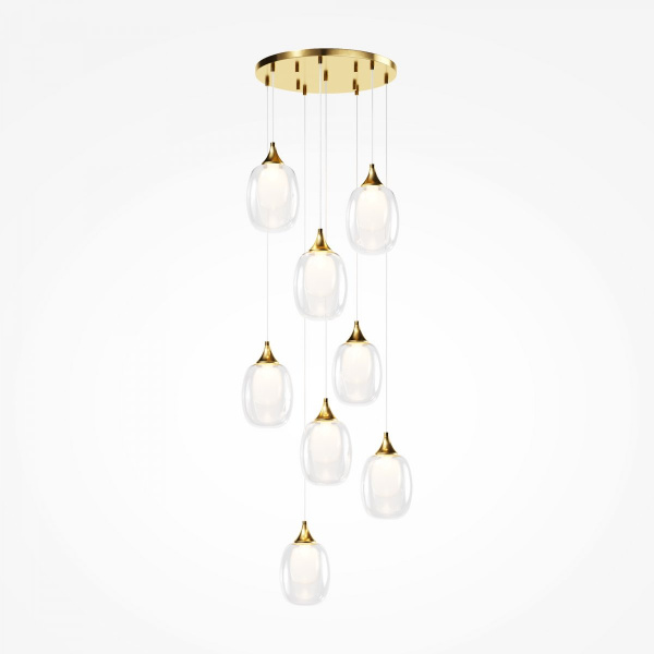 фото Подвесной светильник Maytoni Aura MOD016PL-08BS1, латунь
