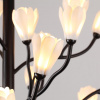 фото Черный матовый/белый/фарфор Люстра G4 LED 30*5W GARDI MODERN, арт. 5090/30
