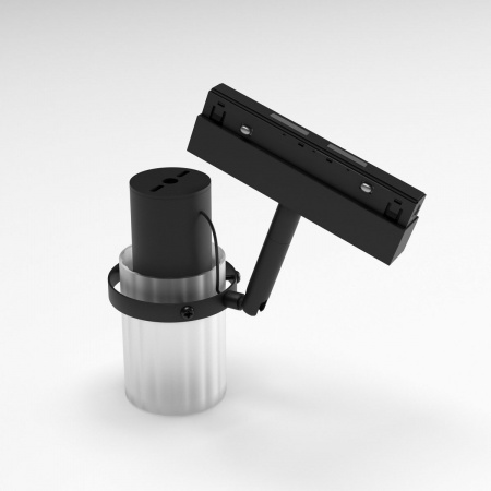 фото Slim Magnetic Трековый светильник со стеклянным плафоном 10W 4000K черный 85532/01