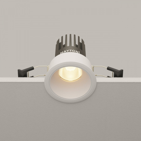 фото Встраиваемый светильник Maytoni Technical Dip DL115-10W-3K-W, белый
