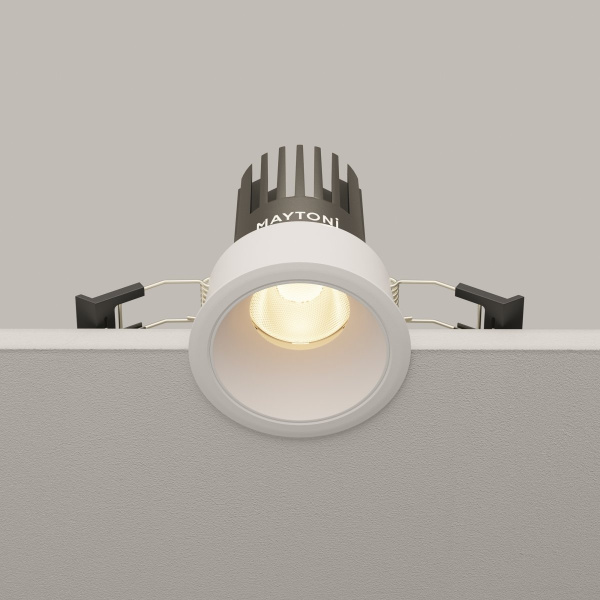 фото Встраиваемый светильник Maytoni Technical Dip DL115-10W-3K-W, белый