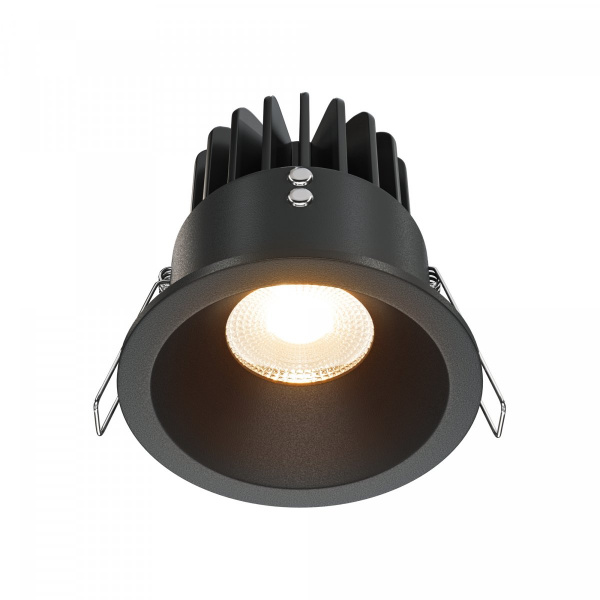 Встраиваемый светильник Maytoni Technical Zoom DL034-01-12W2.7K-B, черный