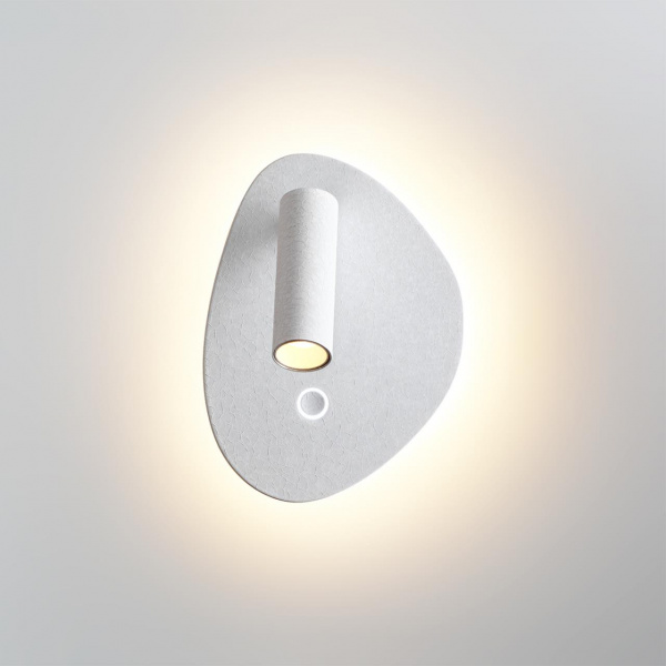 фото Светильник белый ice crack/металл IP20 LED 9W 580Лм 2700K/3300K/4000K 120° 220-240V ROY HIGHTECH, арт. 7183/9WL