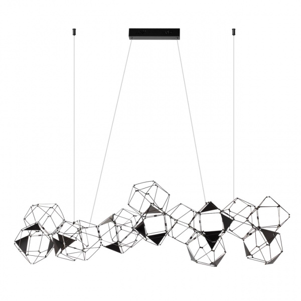 Черный хром/металл Люстра LED 64W 4000K 3800Лм TRELLIS L-VISION, арт. 5087/64L